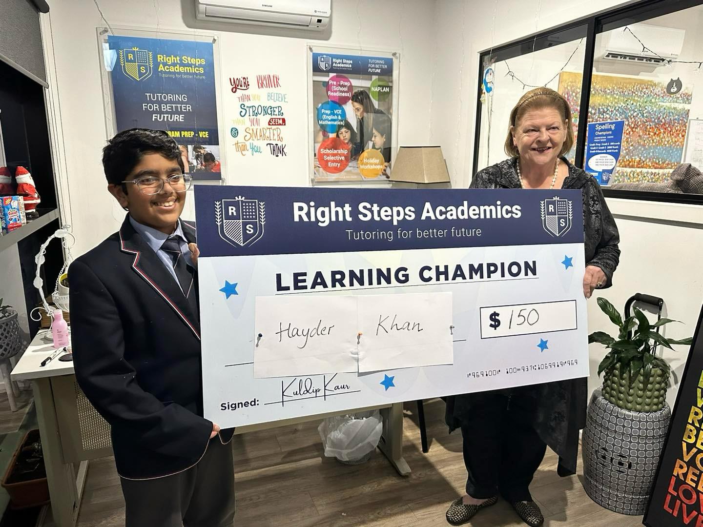 In House Spelling Competition - Right Steps Academics